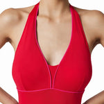 Sustainable, adaptable swimwear, ideal for post-mastectomy and prosthesis. UV-protected, stylish comfort for all. Discover La Versatile One-Piece by ikonō.