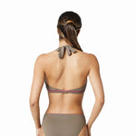 Two-Piece swimwear: Sustainable, adaptable bikini. Perfect for post-mastectomy and prothesis, UV protection included. Fashion meets function with La Versatile by ikonō.