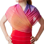 A pareo made from an ecological Oeko-tex certified tulle. Easy to tie, around the waist and hips, around the shoulders or even as a head cover.